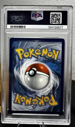 2015 POKEMON XY BREAKTHROUGH HOUNDOOM EX #153 PSA 8 NM - Image 2