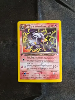 Pokemon Dark Houndoom 1st Edition 7/105 Neo Destiny Holo - Image 1