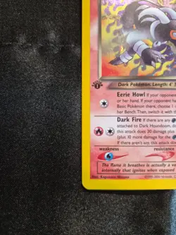Pokemon Dark Houndoom 1st Edition 7/105 Neo Destiny Holo - Image 3