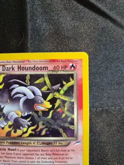 Pokemon Dark Houndoom 1st Edition 7/105 Neo Destiny Holo - Image 5