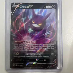 Crobat V 104/189 Holo V Rare Darkness Ablaze Pokemon Holo Near Mint - Image 1