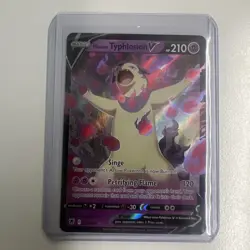 Pokemon TCG Hisuian Typhlosion V Astral Radiance 053/189 Holo Rare NM - Image 1