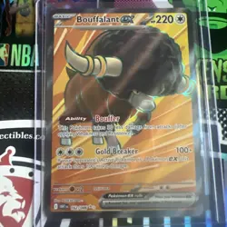 Pokemon TCG White Flare Bouffalant EX Full Art Card 162/086 - Image 1