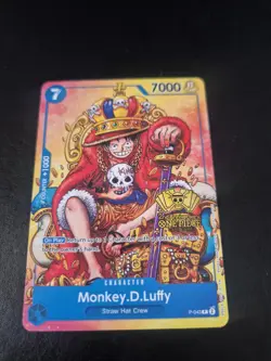 One Piece CCG - Monkey.D.Luffy (2nd Anniversary Stamped Promo) P-043 - English - Image 1