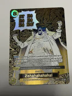 Zehahahahaha! One Piece OP 16 The Time Of Battle English Alt Art Ready To Ship - Image 1