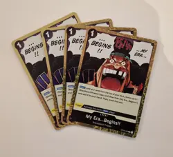 One Piece TCG Cards - (Playset) - 4x OP09-096 - My Era ... Begins!! - Good cond - Image 1