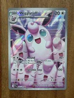 Pokemon TCG Wigglytuff 105/094 Phantasmal Flames Ultra Rare NM Card - Image 1