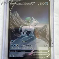Pokemon TCG Ice Rider Calyrex v TG14/TG30 Swsh10: Astral Radiance NM Condition - Image 1