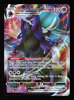 Shadow Rider Calyrex VMAX TG18/TG30 Holo Astral Radiance Pokemon Card - Image 1
