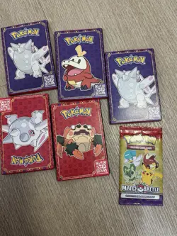 NEW SEALED - McDonald's 2023 x Pokemon TCG Match Battle Booster Packs X6 - Image 1