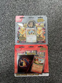 Pokemon Ascended Heroes 2 Pack Blister Komala & Charmander 3 Pack Blister - Image 1