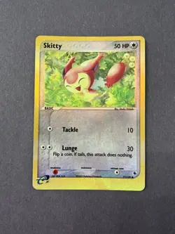 Pokemon EX Ruby & Sapphire Skitty 71/109 Reverse Holo - E-Series 2003 - Image 3