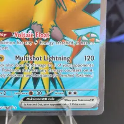 Pokemon TCG Zapdos ex 192/165 Scarlet & Violet 151 Ultra Rare Full Art Holo 2023 - Image 5
