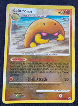 Pokemon TCG Kabuto Majestic Dawn 67/100 Reverse Holo HP - Image 1