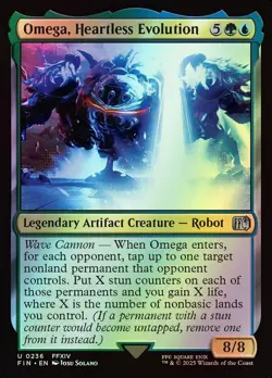 MTG Magic FIN Final Fantasy - 1x FOIL EN NM 0236 U Omega, Heartless Evolution - Image 1