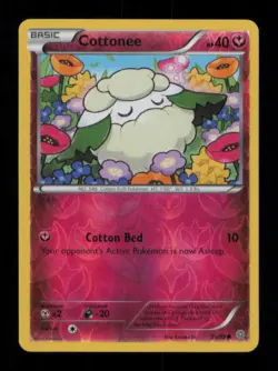 REVERSE HOLO COTTONEE COMMON 55/98 LP POKEMON - Image 1