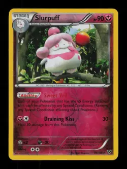 REVERSE HOLO SLURPUFF RARE HOLO 95/146 LP POKEMON - Image 1