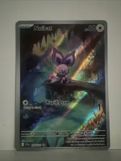 Noibat 169/159 SV09: Journey Together Holo Illustration Rare Pokemon TCG - Image 1