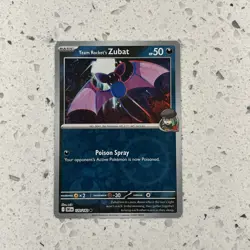 Team Rocket's Zubat 120/182 Common Destined Rivals Pokemon Reverse Holo NM - Image 1