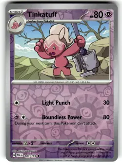 Sv02: Paldea Evolved Pokemon TCG Tinkatuff 103/193 Reverse Holo NM Uncommon - Image 1