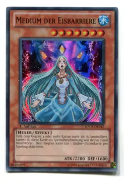 Yu-Gi-Oh! PLAYED/POOR Medium der Eisbarriere Super Rare - Image 1
