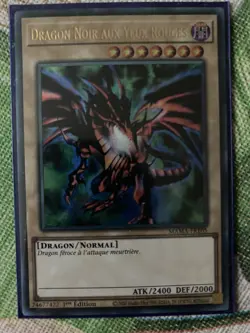 YUGIOH Dragon Noir aux Yeux Rouges MAMA FR105 Ultra Parallel Rare - Image 1