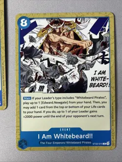 One Piece - Ace & Newgate ST22 - I Am Whitebeard!! - ST22-015 Playset (4 Cards) - Image 2