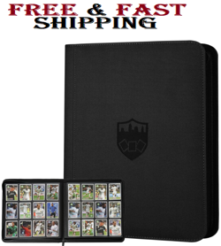 Trading Card Binder 12 Pocket, PU Cover Card Binder for 720 Cards, Premium Trad - Image 1
