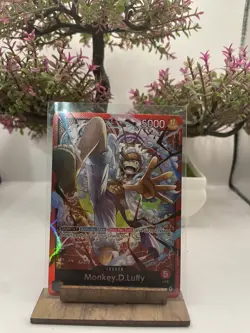 Monkey D Luffy ST21-001 EX Gear 5 Promo One Piece Card Eng - Image 1