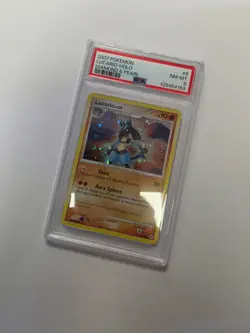 LUCARIO 6/130 | 2007 D&P Base Holo Graded Pokemon Card PSA 8 - Image 1