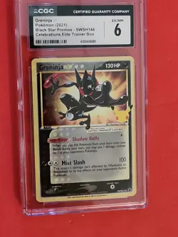 Greninja Star #SWSH144 SWSH Promo Holo Pokemon TCG Card 2021 CGC 6 - Image 2