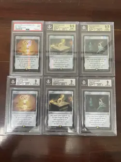 2023 MTG LOTR SOL RING FOIL-SERIALIZED, Non-FOIL Complete Set (6) PSA9 & BGS9.5 - Image 1