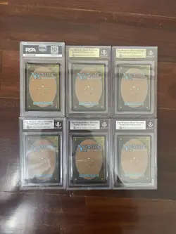 2023 MTG LOTR SOL RING FOIL-SERIALIZED, Non-FOIL Complete Set (6) PSA9 & BGS9.5 - Image 2