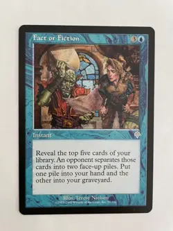 MTG - Fact or Fiction - Invasion - NM - Never Played - Image 1