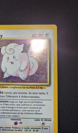 Pokemon Clefairy 5/102 Italiano Unl Set Base - Holo Unlimited Ita - Image 4