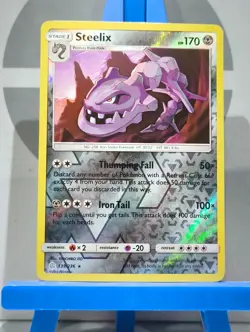 Steelix - 139/236 - Sun & Moon: Cosmic Eclipse - Reverse Holo - Pokemon TCG - Image 3