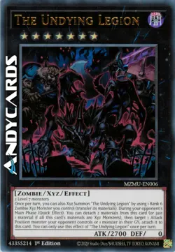 THE UNDYING LEGION (La Legione Immortale) • Ultra R • MZMU EN006 • 1Ed • Yugioh! - Image 1