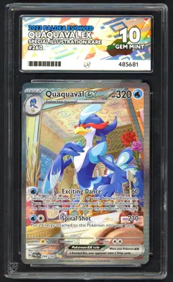 Pokemon Card - ACE 10 Quaquaval 260/193 - Paldea Evolved SIR - GEM MINT - Image 1