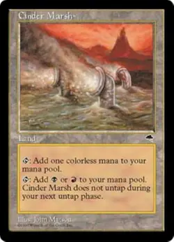 MTG Tempest - Cinder Marsh (x4) NM - Image 1