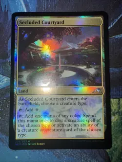 Secluded Courtyard Kamigawa: Neon Dynasty Foil - Image 1