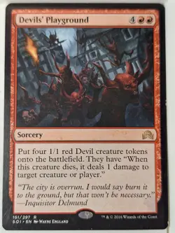 Devils' Playground - Shadows over Innistrad - Magic the Gathering MTG Nice! - Image 1