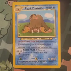 Light Piloswine 26/105 Neo Destiny Unltd Regular Rare 90 HP EN - Image 1