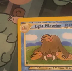 Light Piloswine 26/105 Neo Destiny Unltd Regular Rare 90 HP EN - Image 3