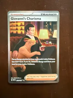 Giovanni's Charisma SIR 204/165 - Pokemon 151 2023 - English - NM - Image 1