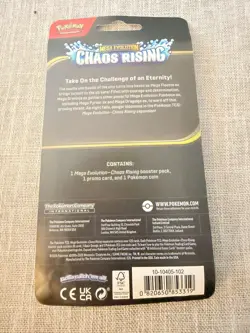 Pokemon Chaos Rising Booster Pack + Toxel Promo + Chikorita Coin + Delphox Promo - Image 3