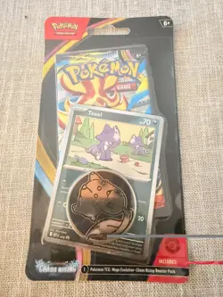 Pokemon Chaos Rising Booster Pack + Toxel Promo + Chikorita Coin + Delphox Promo - Image 4