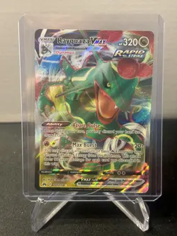 RAYQUAZA VMAX 101/159 HOLO RARE VMAX CROWN ZENITH POKEMON NM - Image 1