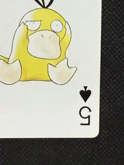 Pokemon Psyduck 5 of Spades Gold Deck Ho-oh Playing Card Poker Nintendo EX - Image 4