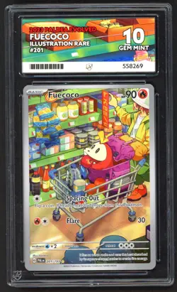 Pokemon Card - ACE 10 Fuecoco 201/193 - Paldea Evolved IR - GEM MINT - Image 1