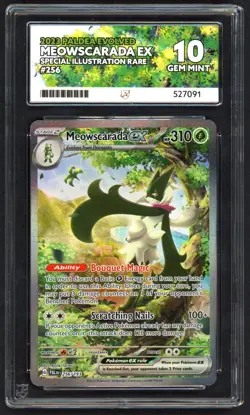 Pokemon Card - ACE 10 Meowscarada EX 256/193 - Paldea Evolved SIR - GEM MINT - Image 1